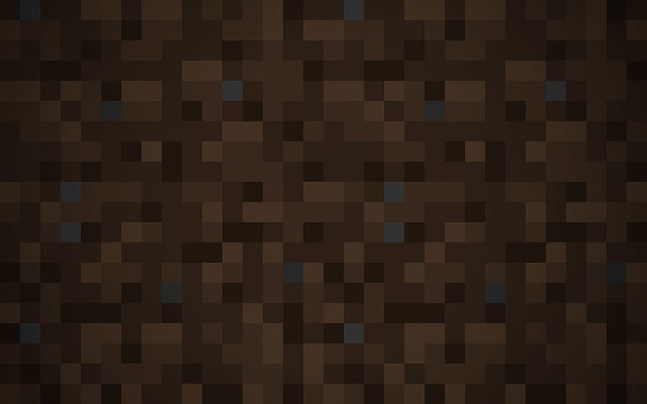 Minecraft dirt wallpaper, background, dirt, minecraft, minimalistic,  pixelation, HD wallpaper | Wallpaperbetter