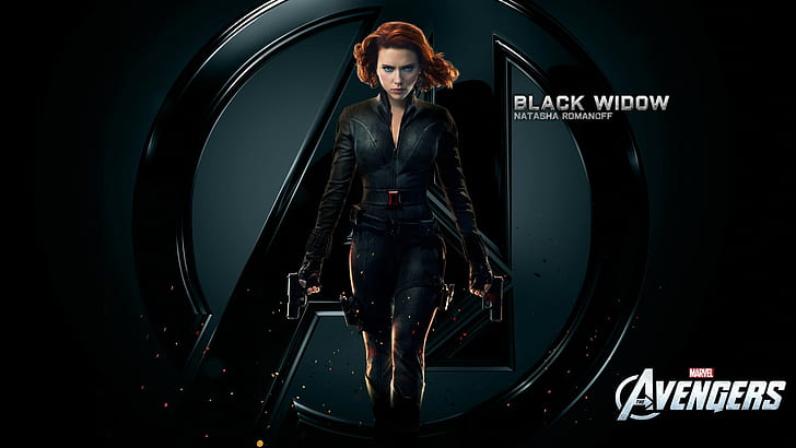 Avengers Black Widow Скарлет Йохансон HD, черна вдовица Наташа Романофф, черно, филми, отмъстители, Скарлет, Йохансон, вдовица, HD тапет
