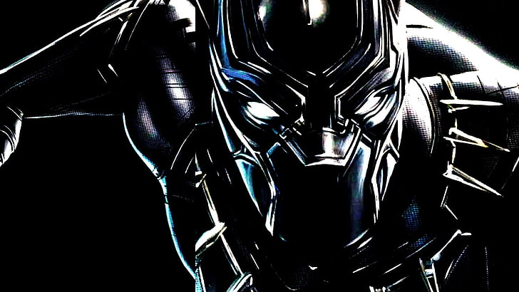 guerrero pantera negra marvel comics capitan america guerra civil marvel cinematic universe, Fondo de pantalla HD