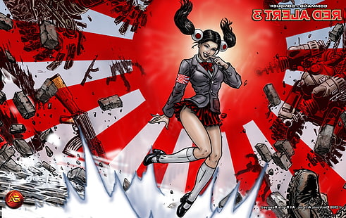 Command And Conquer: Red Alert 3, Japan, Red Alert 3, วิดีโอเกม, วอลล์เปเปอร์ HD HD wallpaper