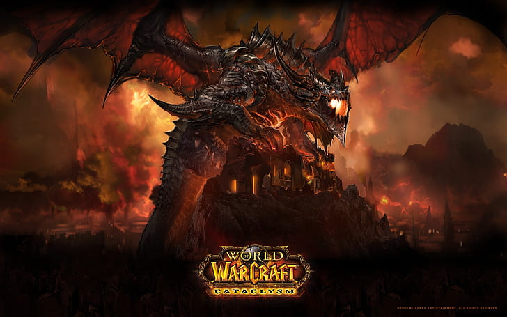 Deathwing WoW Cataclysm, Tapety HD