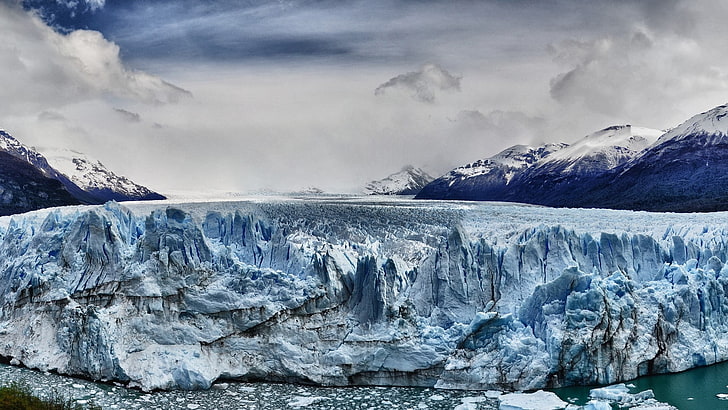 المناظر الطبيعية والأنهار الجليدية والطبيعة والجبال، خلفية HD