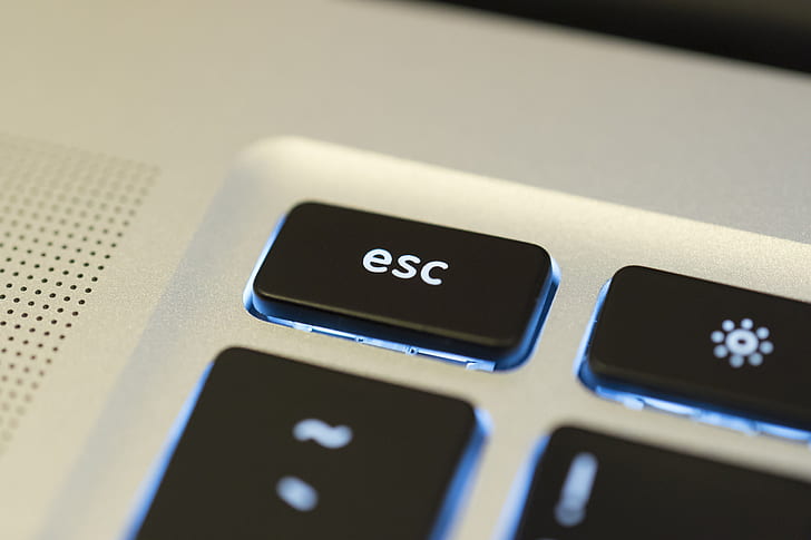 Esc, Keyboard, Backlight, HD wallpaper