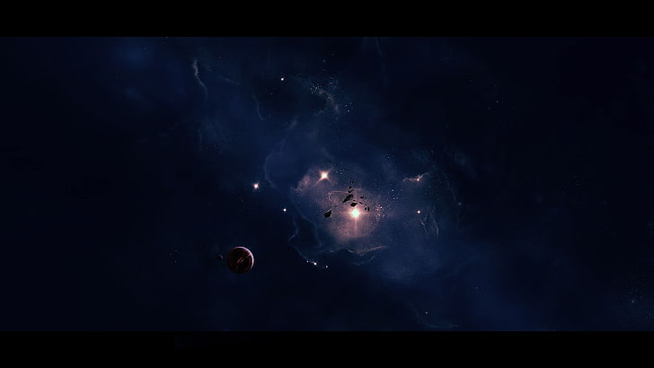 ภาพประกอบดาวเคราะห์อวกาศดาวเคราะห์ศิลปะอวกาศศิลปะดิจิทัลงานศิลปะ, วอลล์เปเปอร์ HD