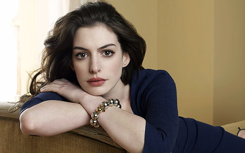 Atriz de Anne Hathaway, atriz, celebridade, atrizes de hollywood, linda, linda, HD papel de parede HD wallpaper