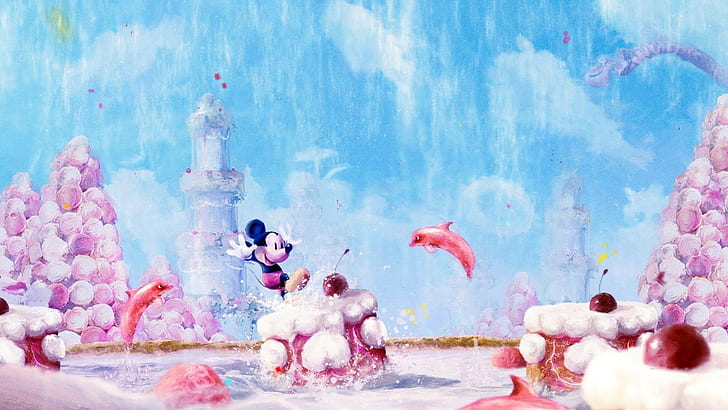 Disney Mickey Mouse desenho HD, digital / obras de arte, desenho, disney, mouse, mickey, HD papel de parede