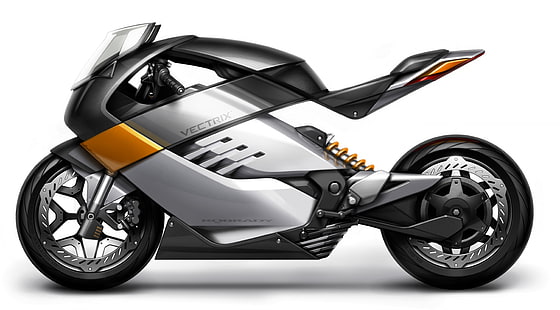 ecosafe, lateral, superbike, revisión, concepto, prueba de manejo, Vectrix, motocicleta eléctrica, Fondo de pantalla HD HD wallpaper