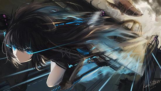 Anime Girls, Anime, Artwork, Black Rock Shooter, HD-Hintergrundbild HD wallpaper