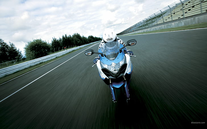 Motion Blur Suzuki Sportbike GSXR HD, เบลอ, โมชั่น, จักรยาน, sportbike, suzuki, gsxr, วอลล์เปเปอร์ HD