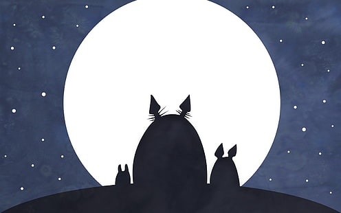 Meu Vizinho Totoro, Studio Ghibli, anime, HD papel de parede HD wallpaper