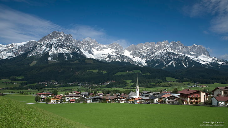 Ellmau, Tyrol, Austria, Eropa, Wallpaper HD