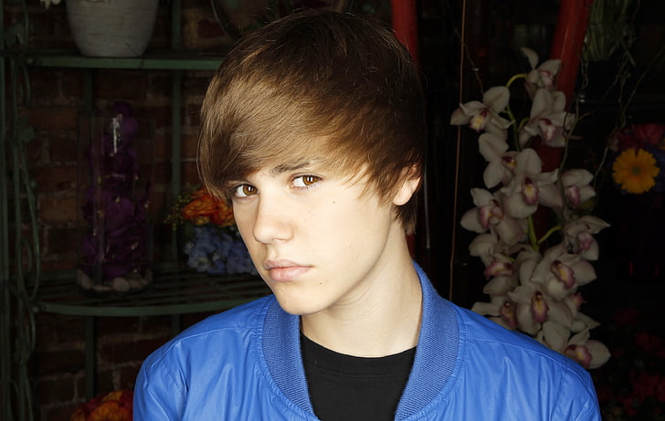 Justin Bieber, justin bieber, face, jacket, style, look, HD wallpaper