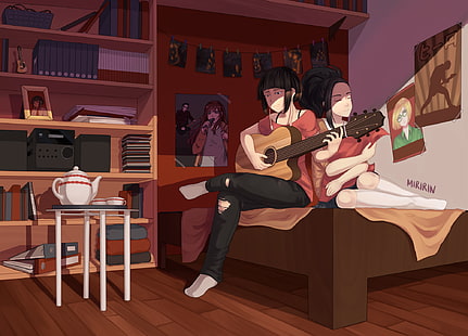 Anime, My Hero Academia, Kyoka Jiro und Momo Yaoyorozu, HD-Hintergrundbild HD wallpaper