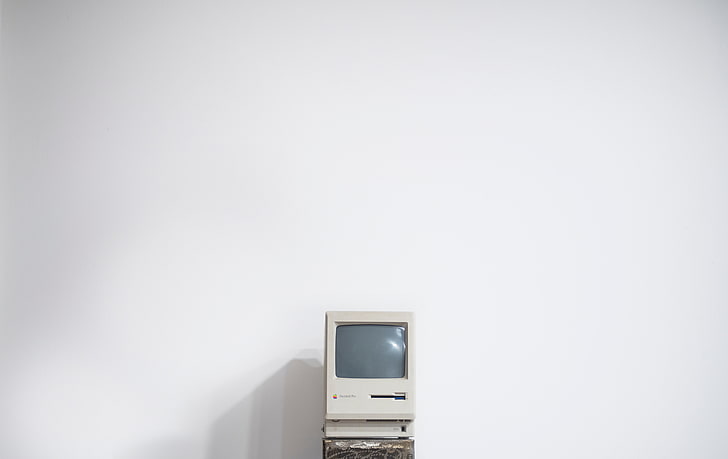 компьютер, макинтош, белый, минимализм, HD обои