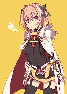 Fate Series, Fate / Apocrypha, anime boys, Rider of Black, Astolfo (Fate / Apocrypha), HD tapet HD wallpaper