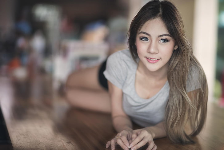 Asia, potret, wanita, Thailand, Wallpaper HD
