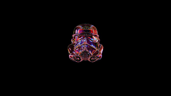red Storm Trooper head illustration, Star Wars, helmet, Stormtrooper, HD wallpaper