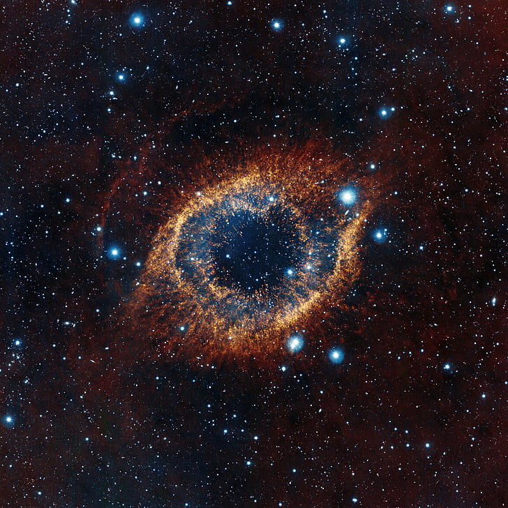 Nebula Helix, Bima Sakti, Planet, Bintang, Galaxy, 5K, Wallpaper HD