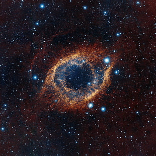Bimasakti, Nebula Helix, 5K, Bintang, Galaxy, Planet, Wallpaper HD HD wallpaper