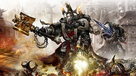 Warhammer, Black Templar, Warhammer 40k, Fond d'écran HD HD wallpaper