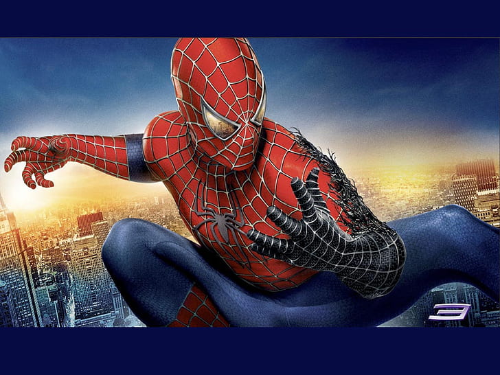 Movies, Super Power, Spider Man, Hero, City, Buildings, spider-man 3 poster, movies, super power, hero, city, buildings, HD wallpaper