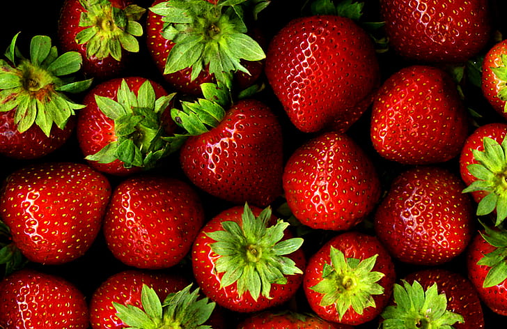 Fruits, fraises, Fond d'écran HD