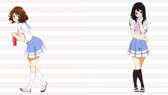 Anime, suono!Eufonio, Kumiko Oumae, Reina Kousaka, Sfondo HD HD wallpaper