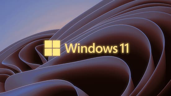 Windows 11, prosty, Microsoft, system operacyjny, logo Windows, minimalizm, Tapety HD HD wallpaper