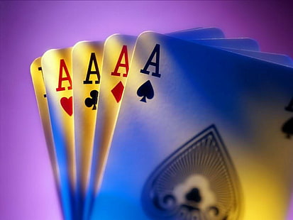 aces, cards, spades, heart, diamonds, clubs, HD wallpaper HD wallpaper