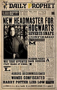  Harry Potter, Severus Snape, HD wallpaper HD wallpaper