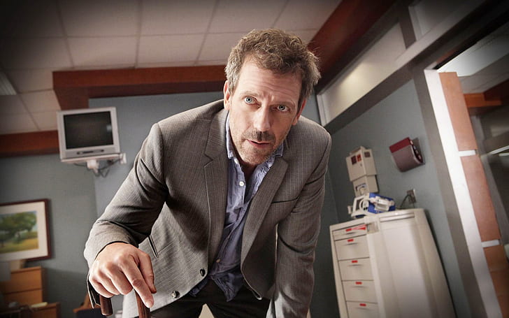 dr house hugh laurie gregory house md 1920x1200 Architecture Houses HD Art ، Dr House ، هيو لوري، خلفية HD