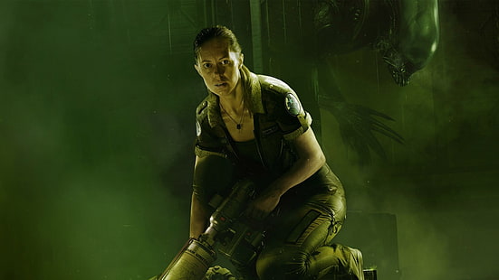 Alien: Isolation, Amanda Ripley, Videospiele, Xenomorph, HD-Hintergrundbild HD wallpaper