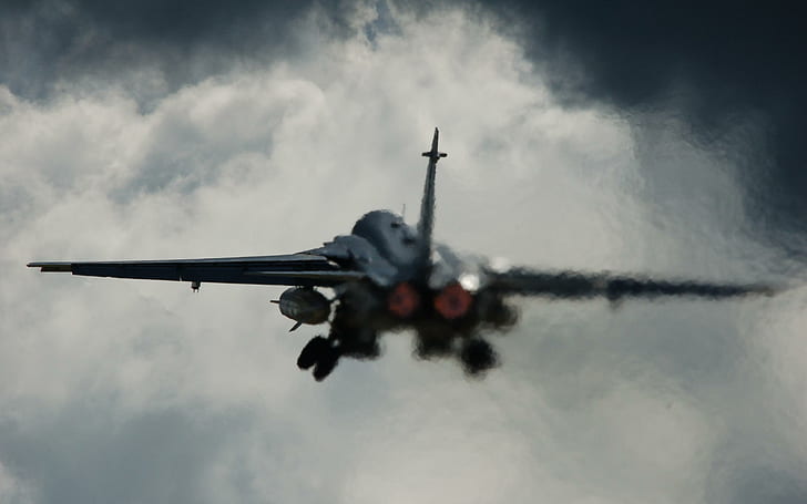 Su 24 Jet Fighter, jet fighter, fighter, aircraft, HD wallpaper