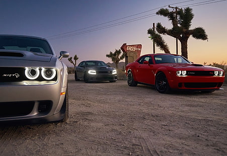 Challenger, Dodge, Hellcat, srt, Tapety HD HD wallpaper