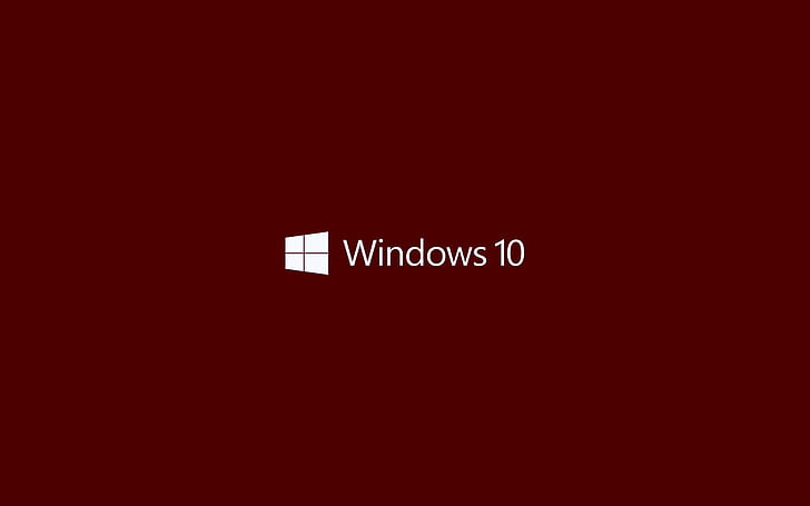 Windows 10, Microsoft Windows, sistem operasi, minimalis, logo, Wallpaper HD