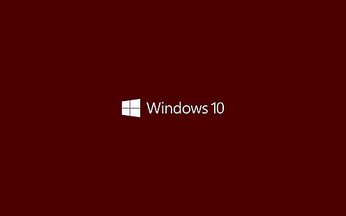 Windows 10, Microsoft Windows, операционна система, минимализъм, лого, HD тапет HD wallpaper