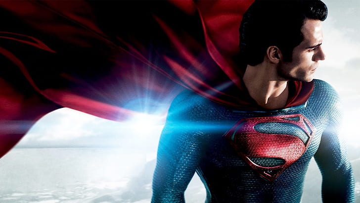 Супермен, Стоманеният човек, Хенри Кавил, HD тапет