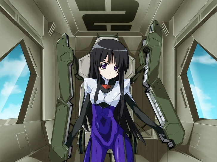 Anime Charakter Illustration, verlängern jinki Tsuzaki Aoba, Mädchen, Brünette, Raumschiff, HD-Hintergrundbild