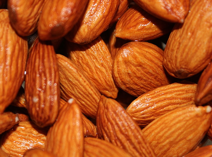 Almonds, almond nuts, Food and Drink, Almonds, HD wallpaper