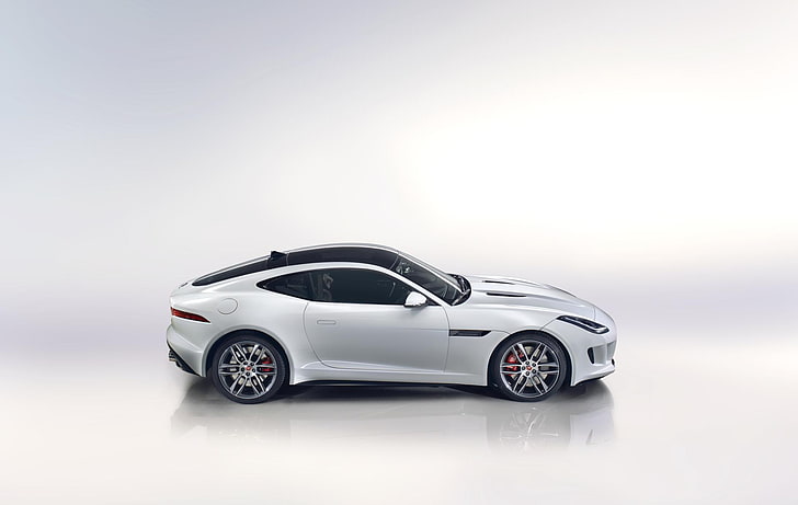 Jaguar F-Type Coupe, jaguar f type coupe 2014_supercar, bil, HD tapet