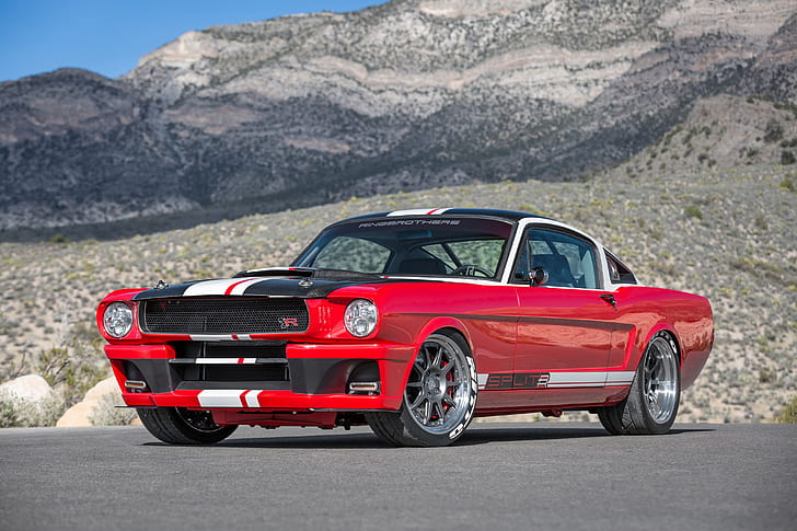berg, Mustang, Ford, 1965, Fastback, Ringbrothers, HD tapet