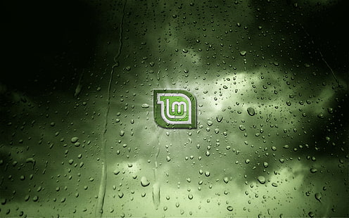 зеленые и белые цифровые обои, Linux, Linux Mint, GNU, HD обои HD wallpaper