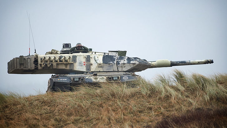 tanque, Leopard 2, Dinamarca, HD papel de parede