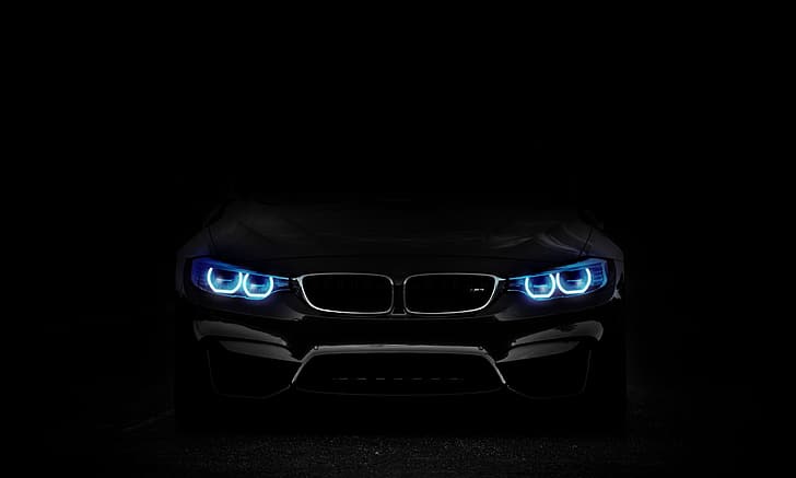 schwarz, BMW, blau, HD-Hintergrundbild