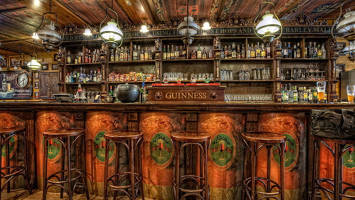 bar, tavern, pub, spain, mora de rubielos, el escalon, western, western style, old style, old fashioned, HD wallpaper