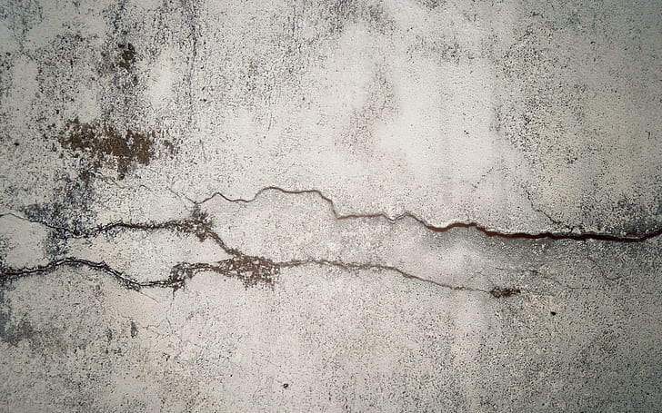 Crack in the wall, grey concrete wall, photography, 1920x1200, wall, crack, HD wallpaper