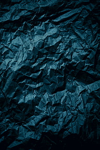 couverture plastique noire, papier, texture, froissé, surface, Fond d'écran HD HD wallpaper