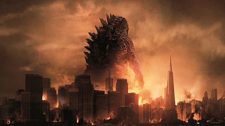 Godzilla, Godzilla (2014), Wallpaper HD
