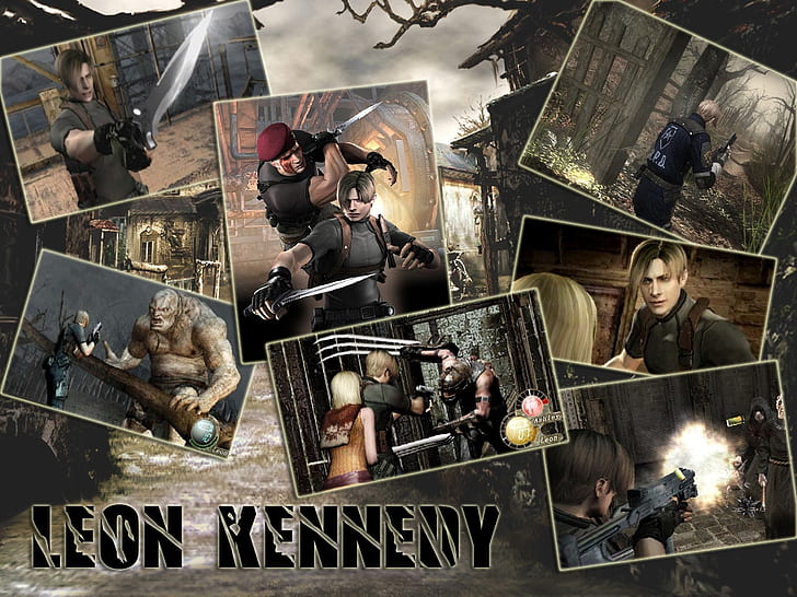 ganados horror Leon S. Kennedy Video Games Resident Evil HD Art, ужас, нож, Леон, Кенеди, чудовища, ganados, HD тапет