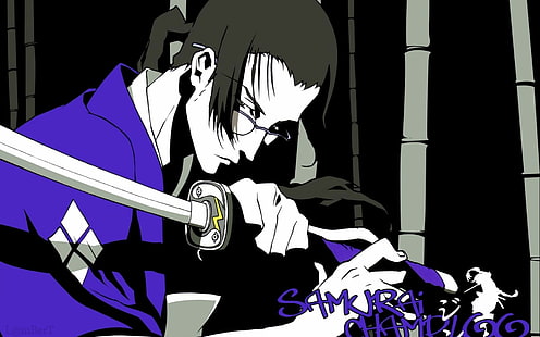 Samurai Champloo, Jin (Samurai Champloo), ilustracja, anime, Tapety HD HD wallpaper